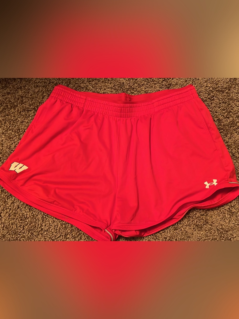 Under Armour Women's Bright Red Running Shorts